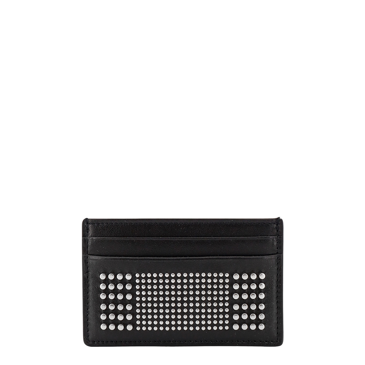 Studded Leather Card Holder