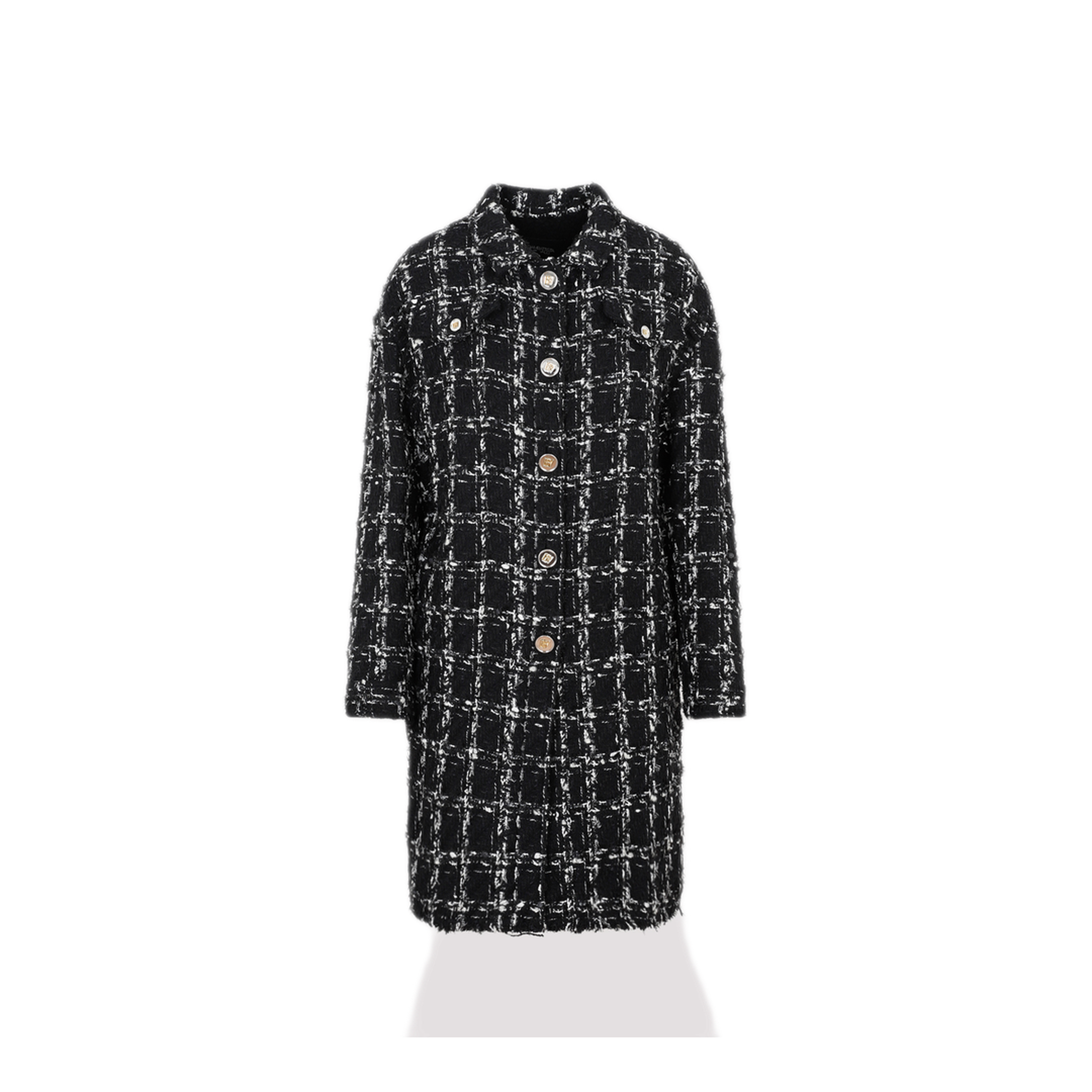 MAYFEYR - GIAMBATTISTA VALLI - Checked Boucl Coatr - 23FWPVZM800517CHEM091