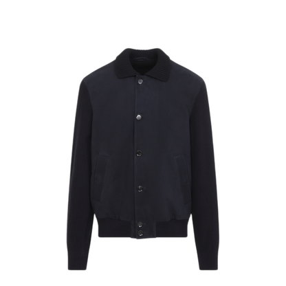 MAYFEYR - BRIONI - Shirt Collar Blouson - PLDF0LOE7054000