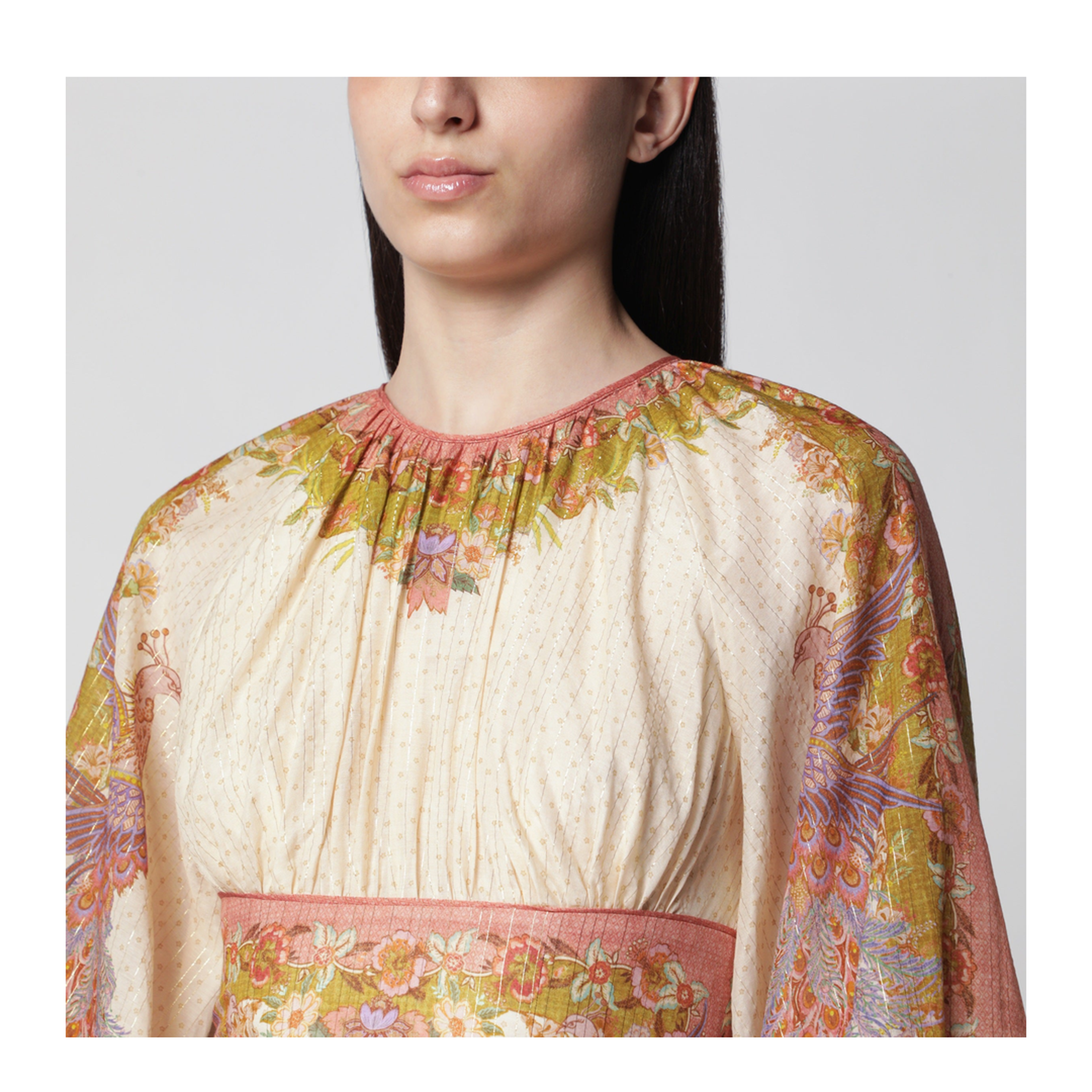 MAYFEYR - Zimmermann - Indra Mini Dress With Floral Motif - 5515DSS262COCS