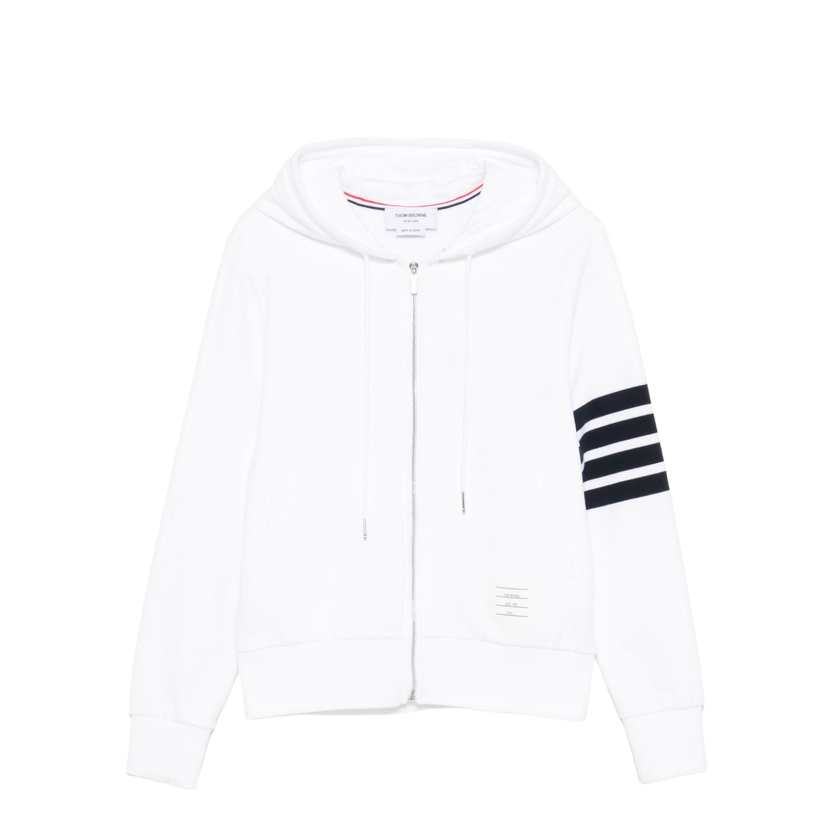 Classic Loopback 4-Bar Zip Up Hoodie