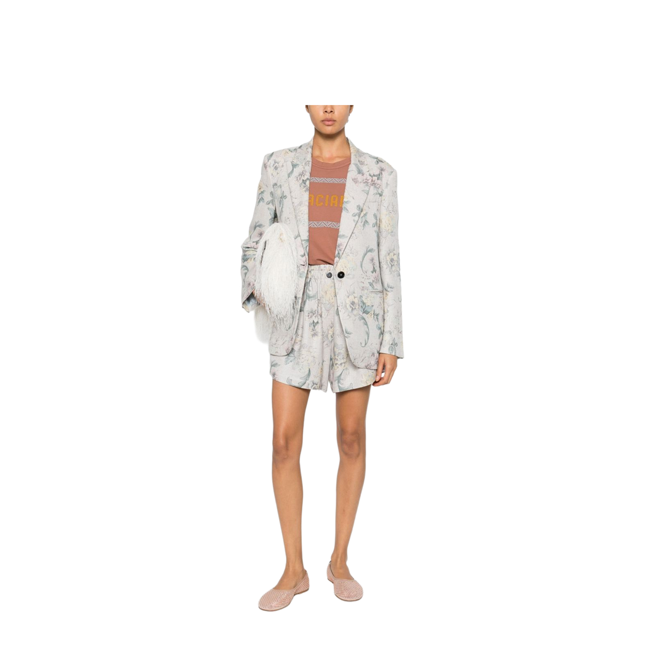 MAYFEYR - Forte Forte - Printed Blazer Jacket - 14629MYJACKETGLICINE