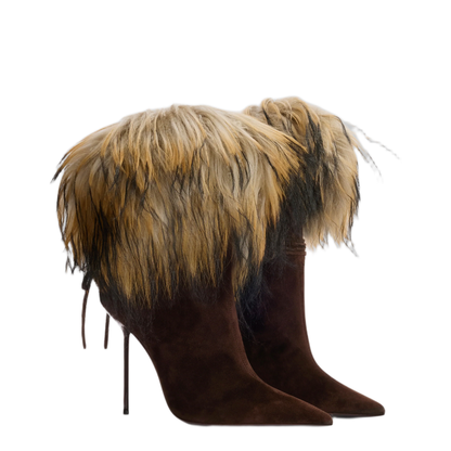 MAYFEYR - Paris Texas - Lidia Ankle Fur Boots 105 - PX2091XSAFCFONDENTE
