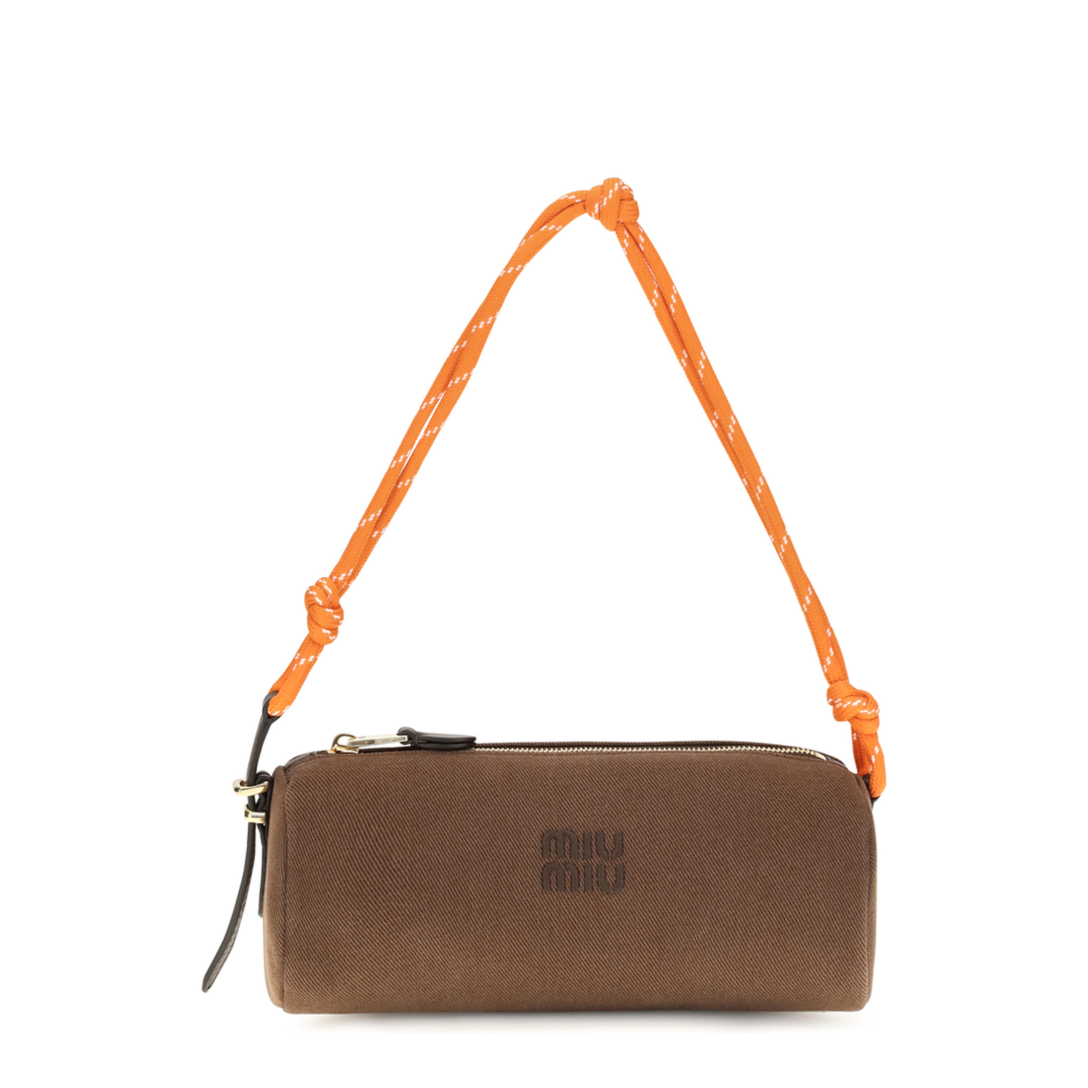 MAYFEYR - Miu Miu - Embroidered Logo Shoulder Bag - 5NE8532IA7F0Q1K