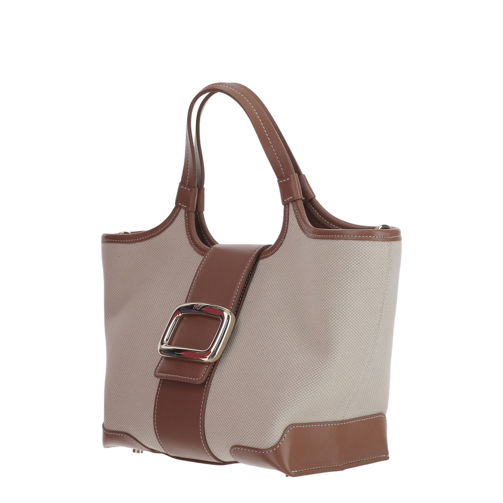 Mini Viv Choc Canvas Shopping Bag