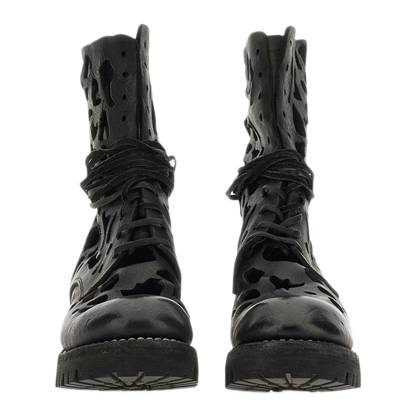 MAYFEYR - Guidi - Ankle Boot With Cut Out Details - 791VLSBLKT