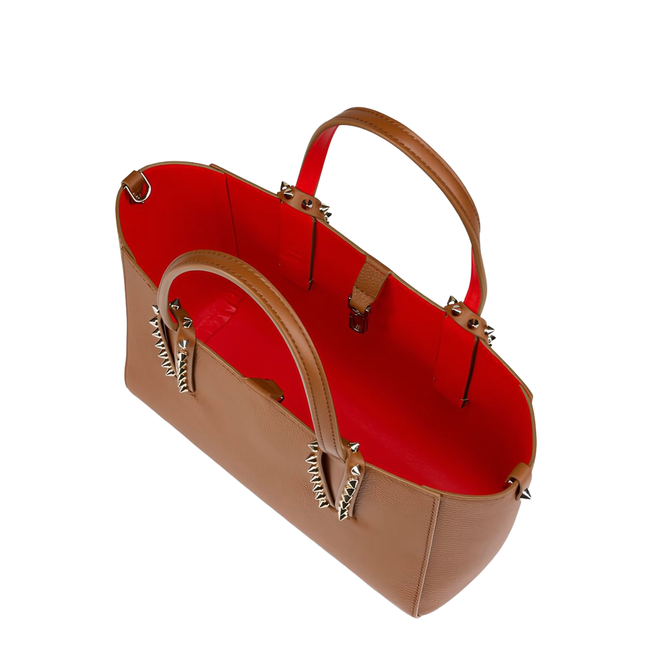 Grained Calf Leather Tote Bag - Cuoio