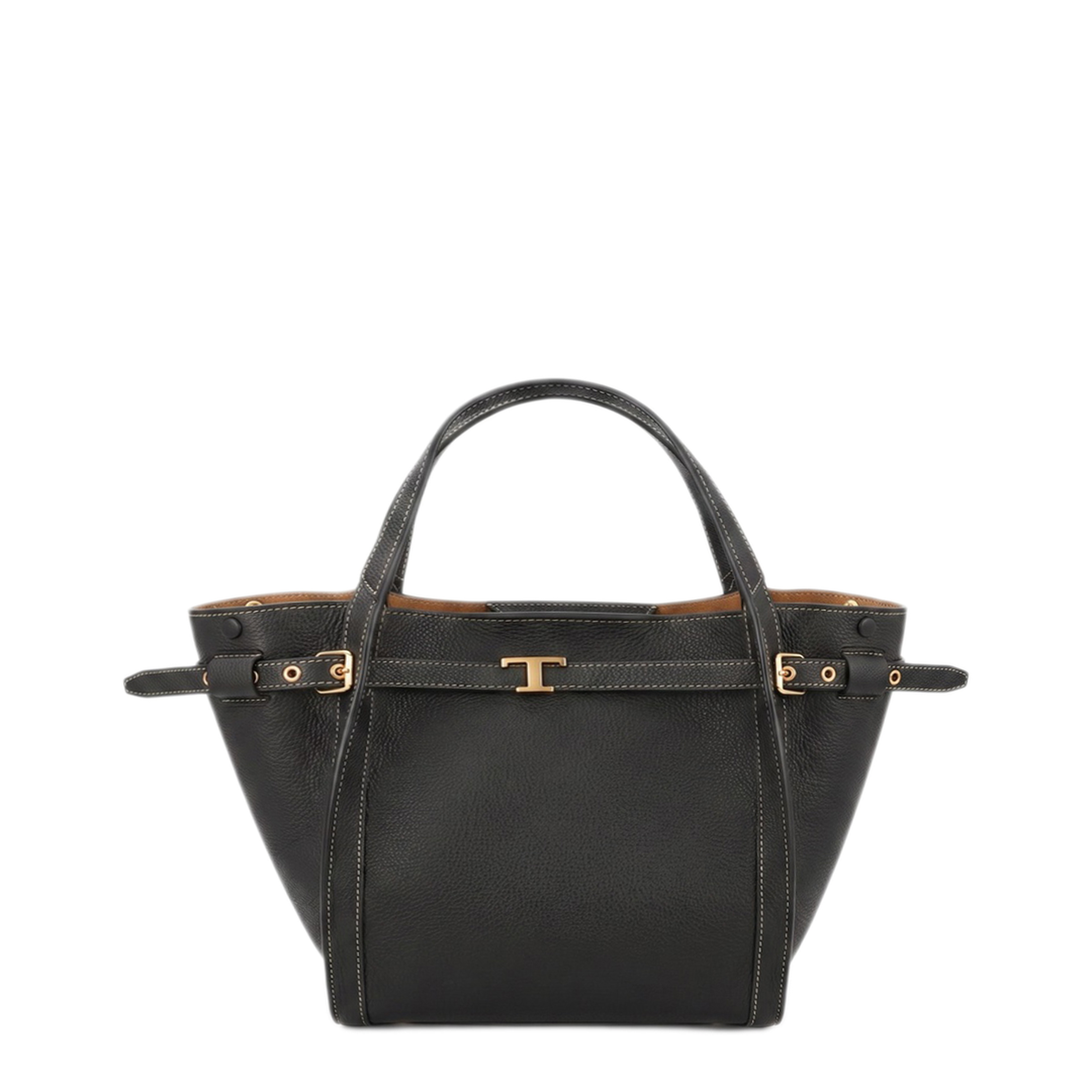 MAYFEYR - TOD`S - Shopping Bag T Signature In Leather Mini - XBWTIMA0100WKAB999