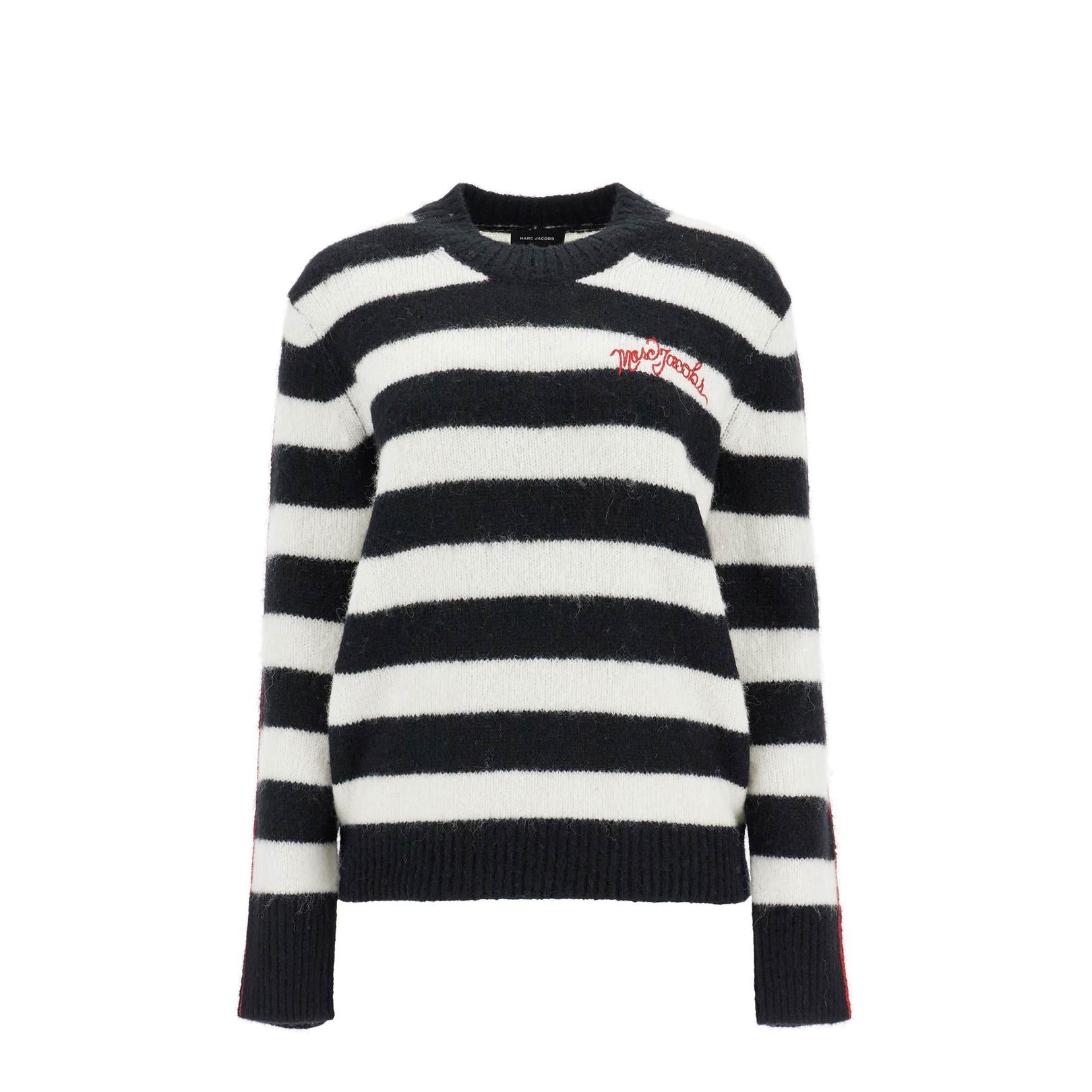 Marc Jacobs pullover the striped brushed logo sweater