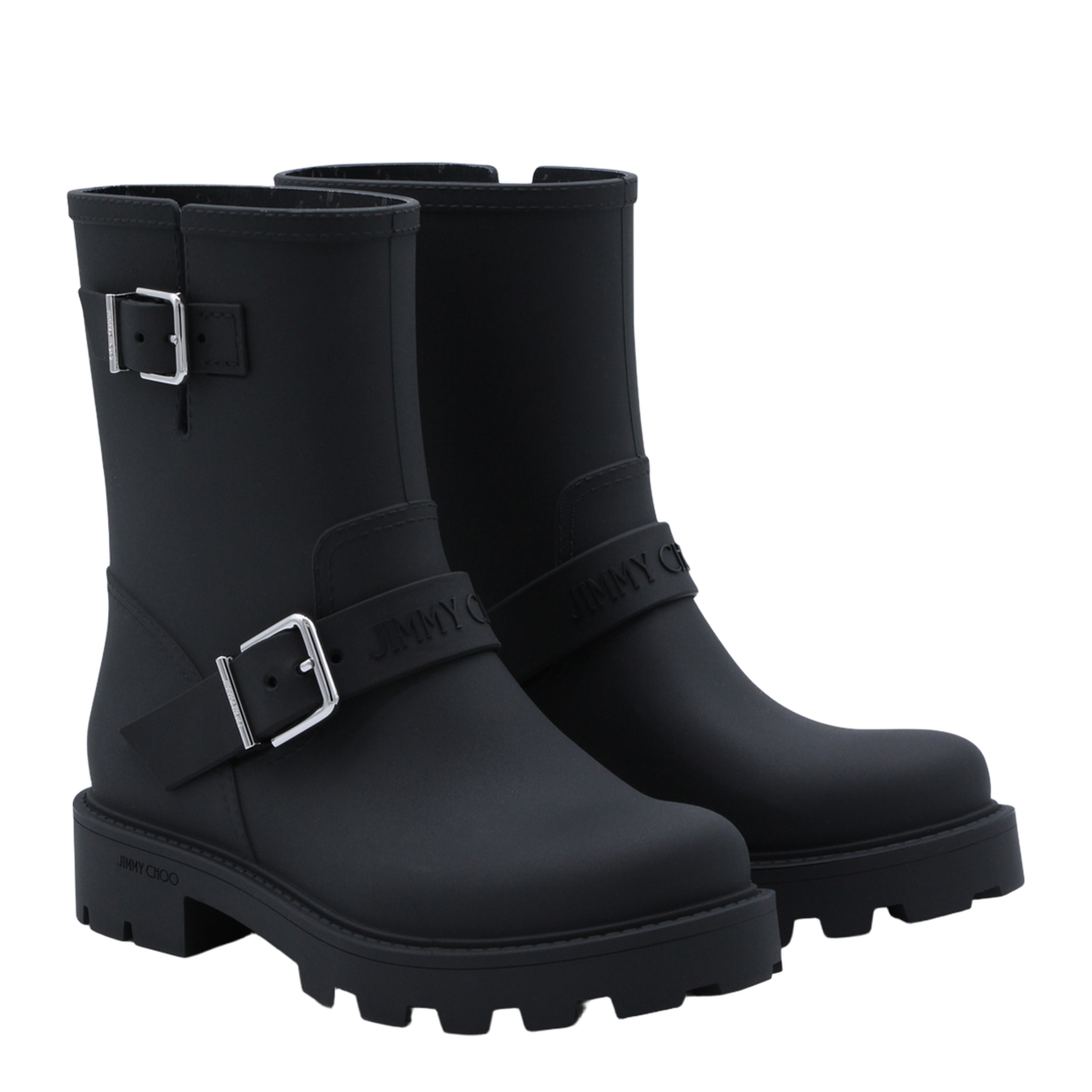 MAYFEYR - Jimmy Choo - Boots Light Grey - BIKERRAINTPY010003