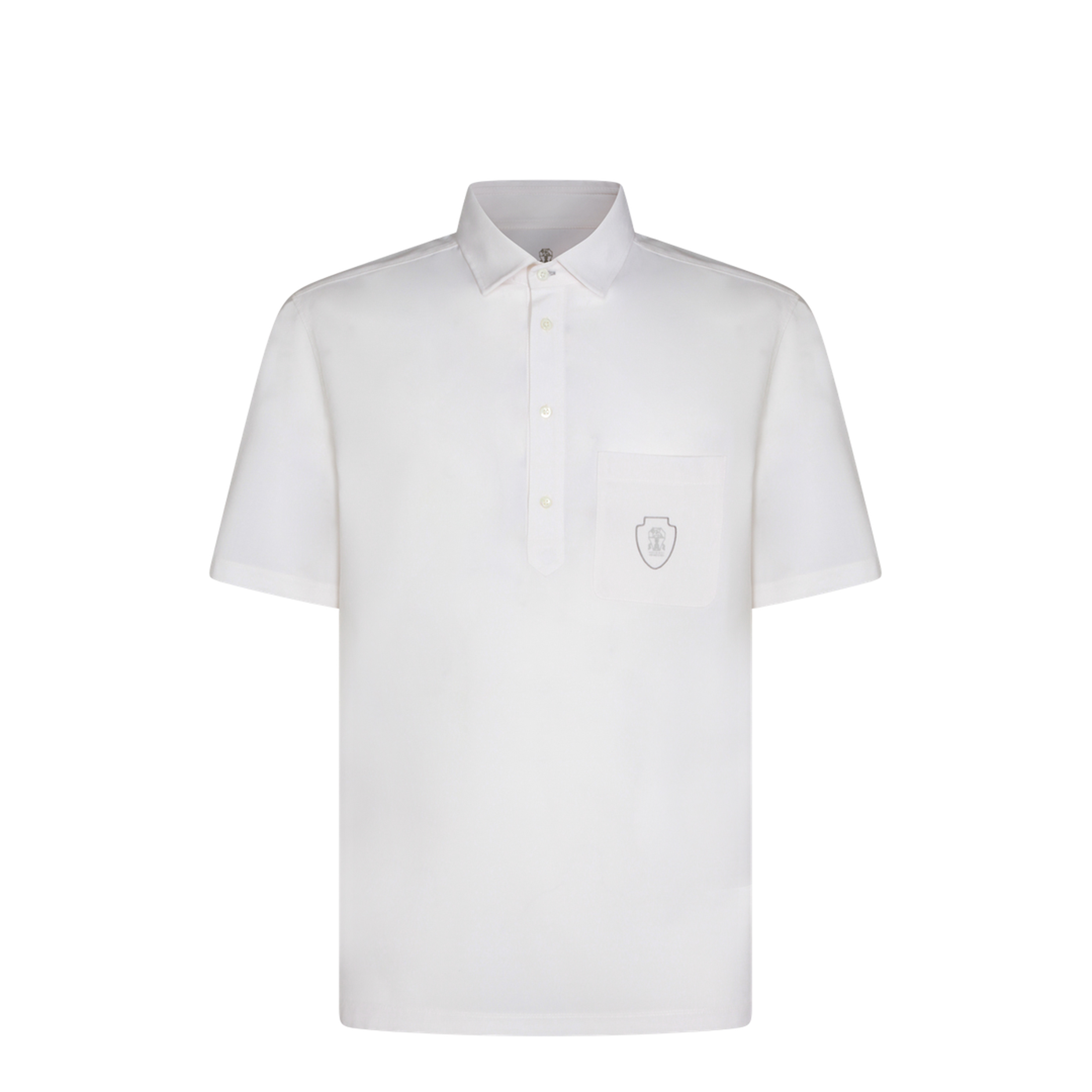 Polo Shirt With Chest Pocket And Logo