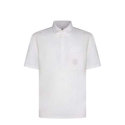 Polo Shirt With Chest Pocket And Logo