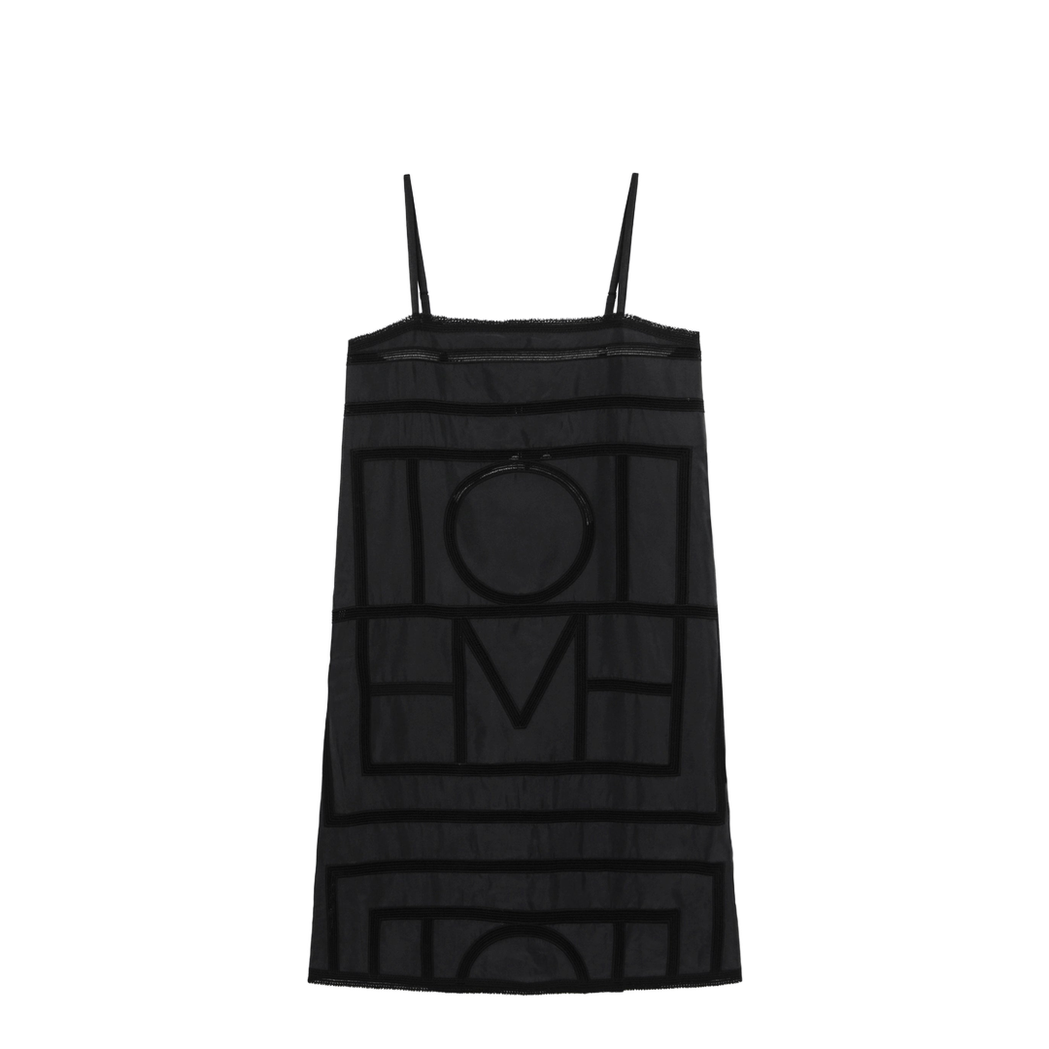 MAYFEYR - Toteme - Monogram Midi Dress In Silk With Embroidered Trim - 253-WRD0266FB0491263