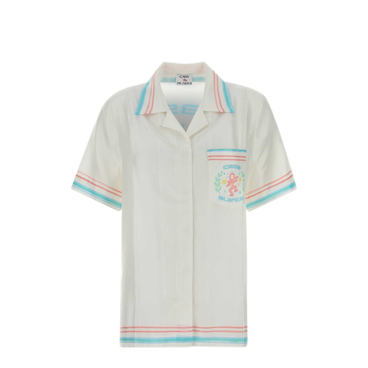 MAYFEYR - Casablanca - Dance Joy Cuban Collar Ss Shirt - WSP26SH20003DANCEJOY