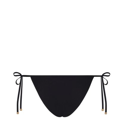 Logo-Plaque Side-Tie Bikini Bottom