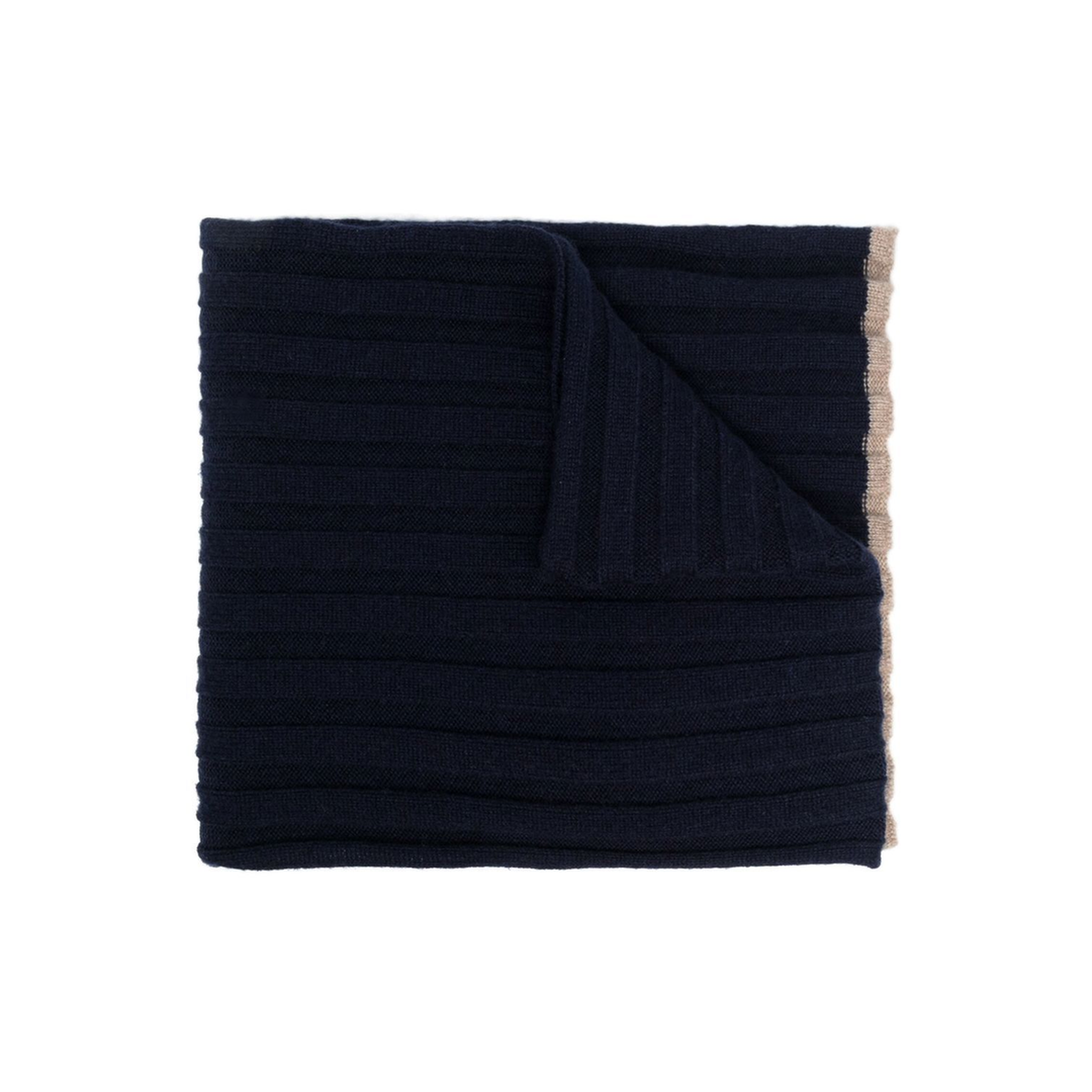 Rib Knit Cashmere Scarf