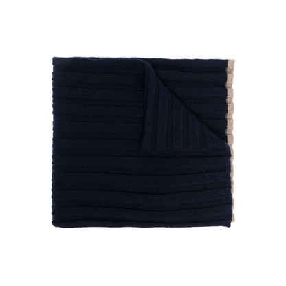 Rib Knit Cashmere Scarf