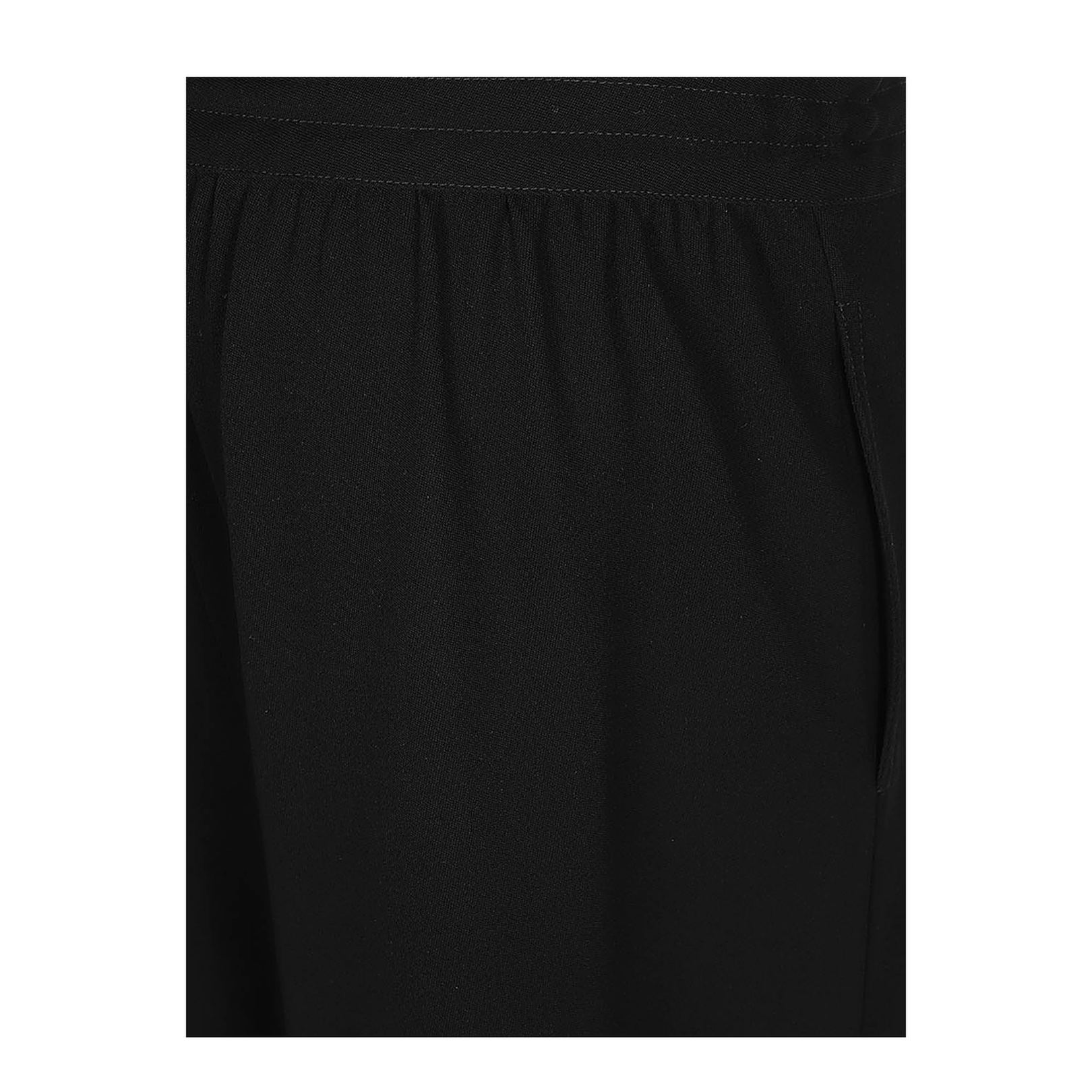 Drawstring Wool Trousers