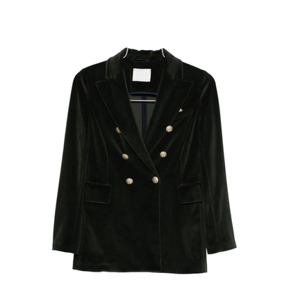 Cotton Double-Breasted Jacket
