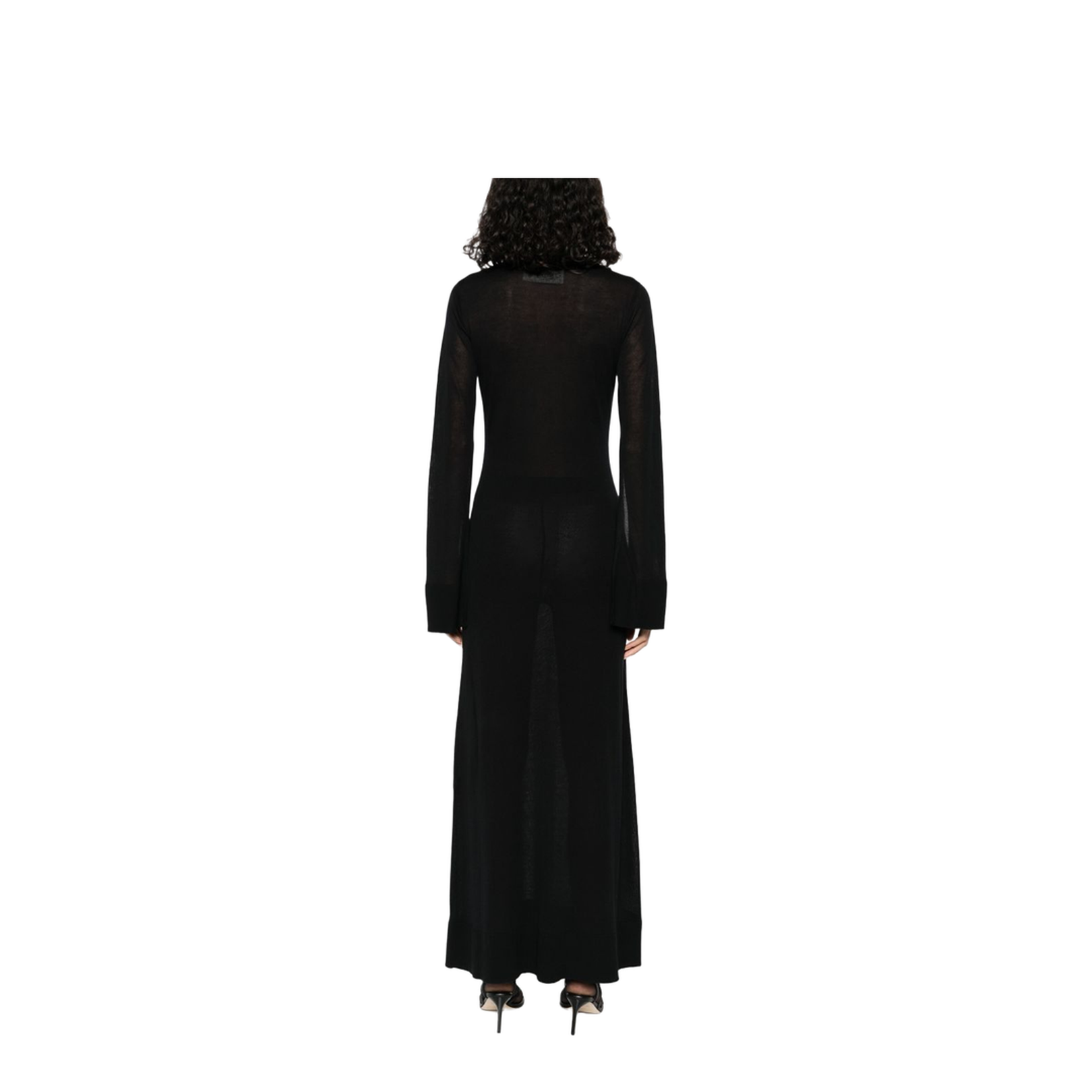Black Roll Neck Dress