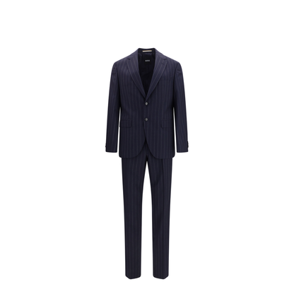 MAYFEYR -  - Striped Virgin Wool Suit - 50561835404