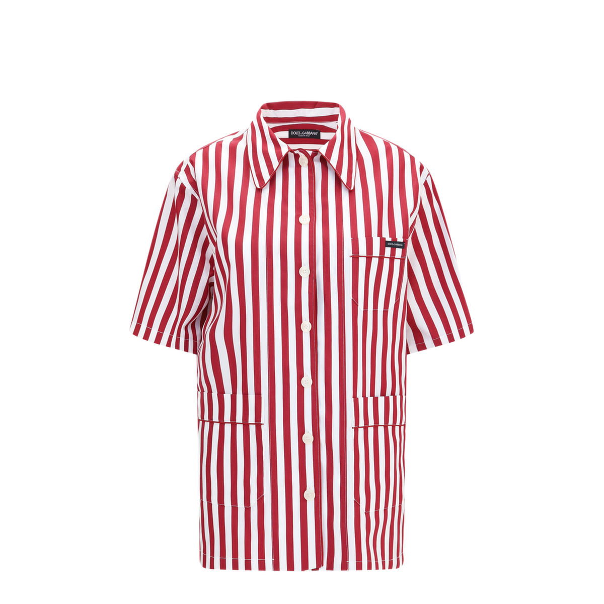 Striped Poplin Shirt
