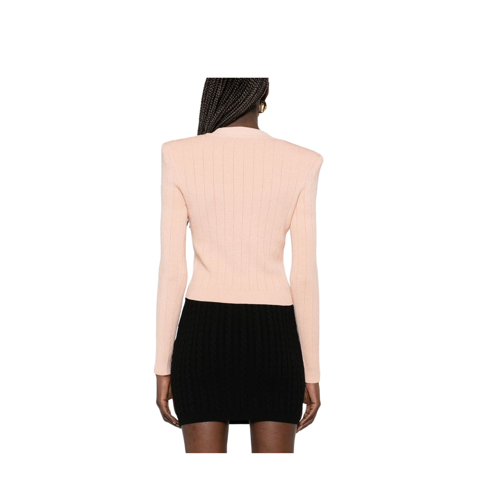 Buttoned V-Necked Cardigan