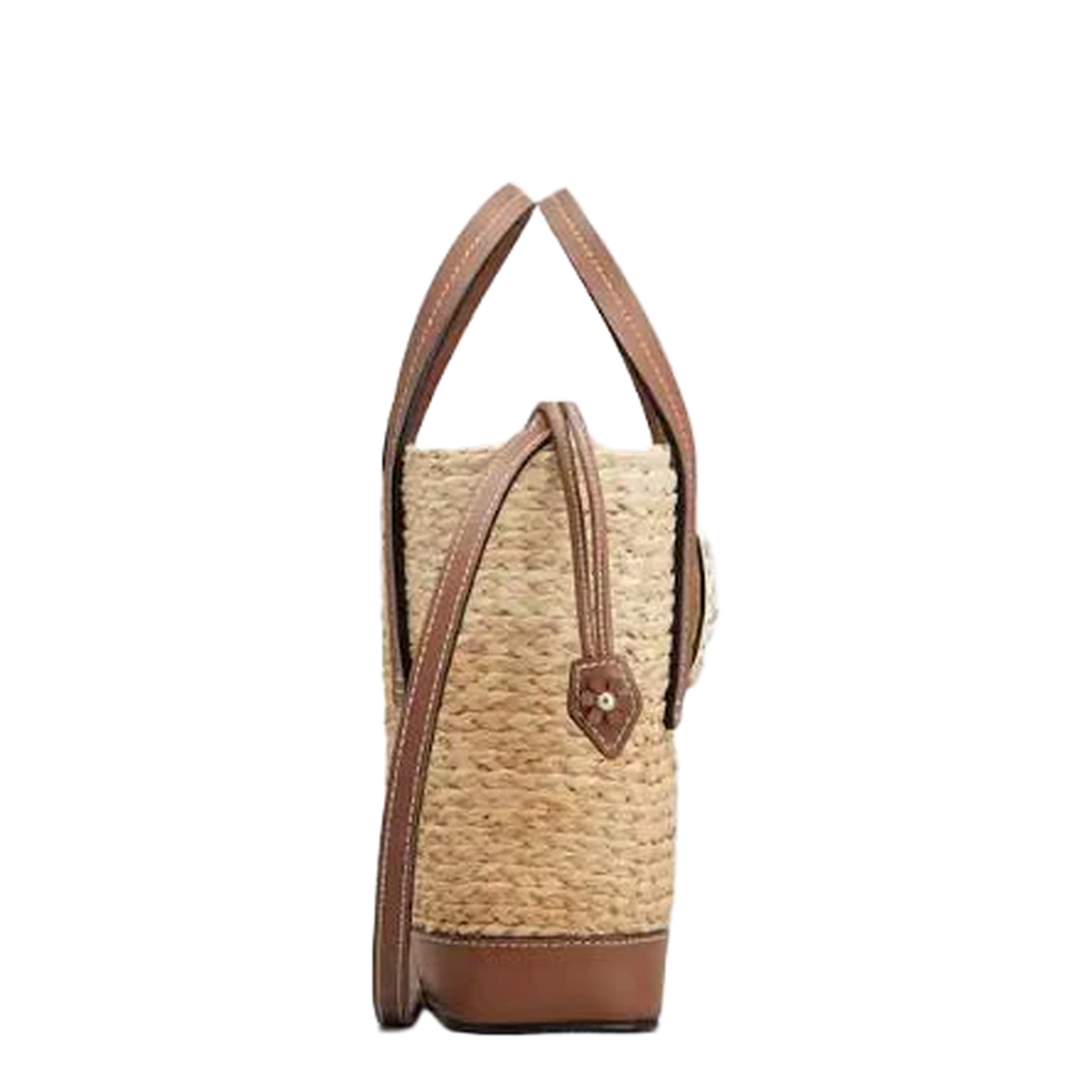 Skate Bucket Bag in Raffia