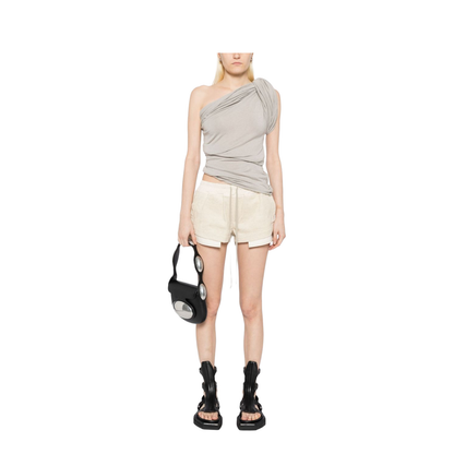 Twist Cotton Tank Top - Ivory