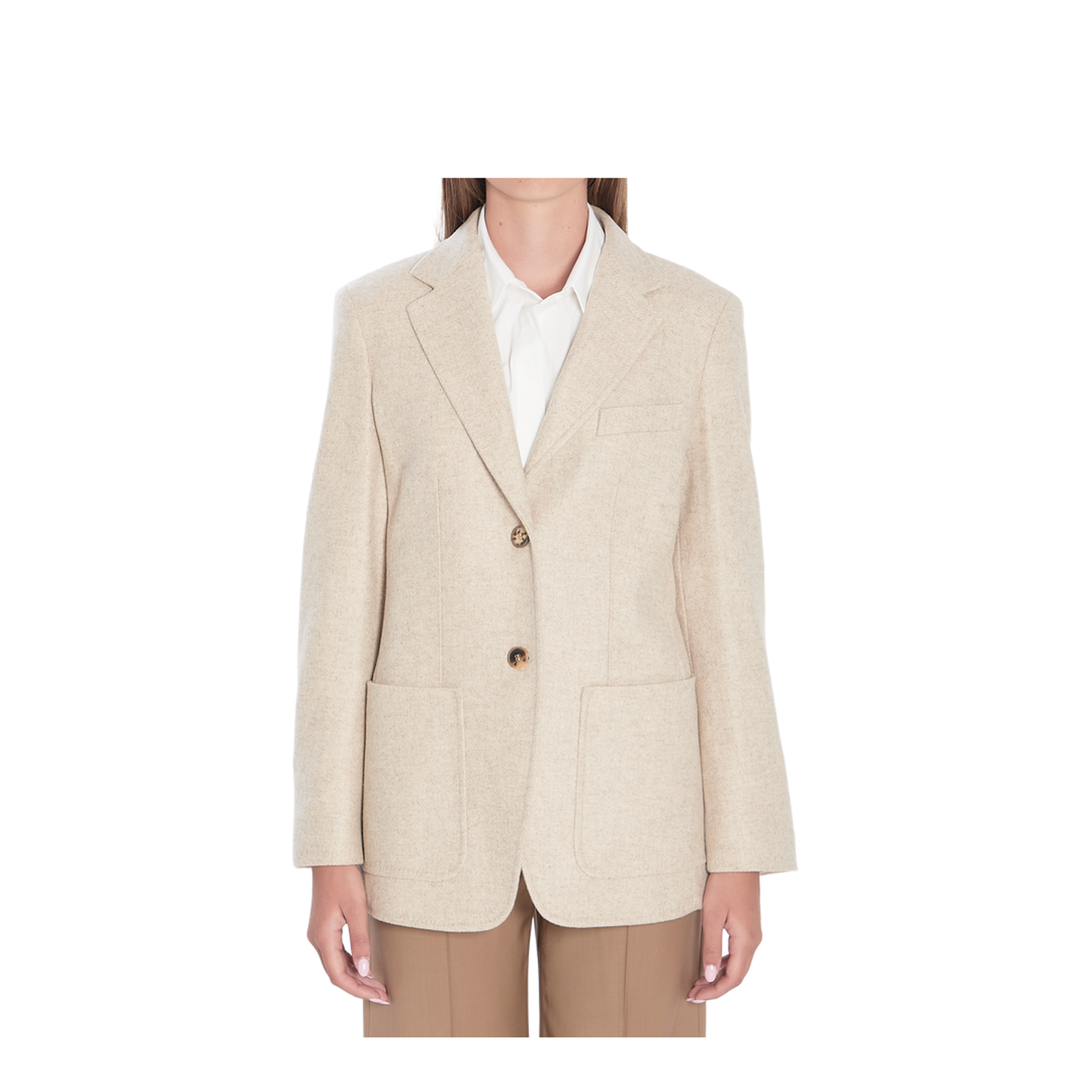 Single-breasted Blazer in Shetland