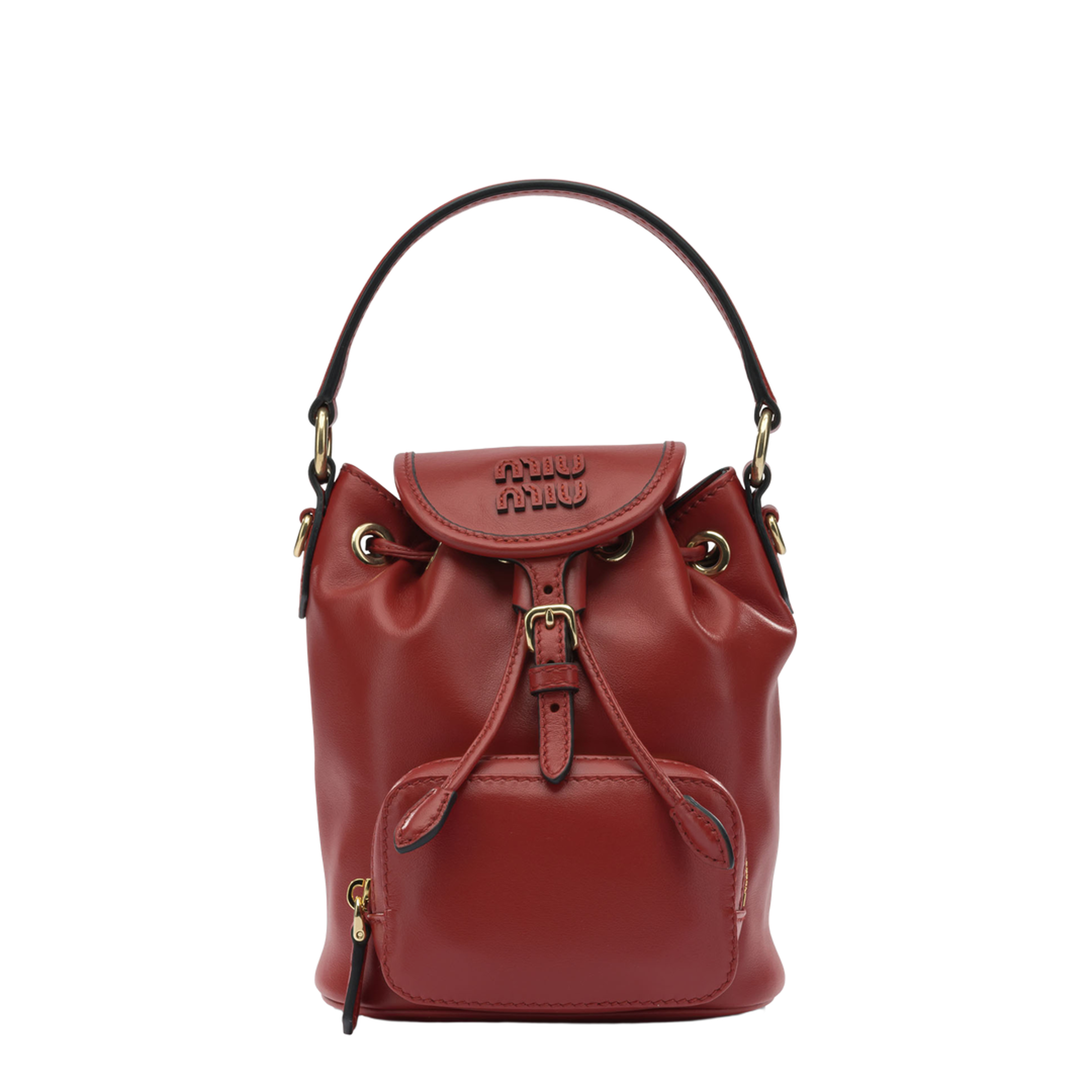 MAYFEYR - Miu Miu - Mini Leather Backpack - 5BZ0452CRWF0011VOOM