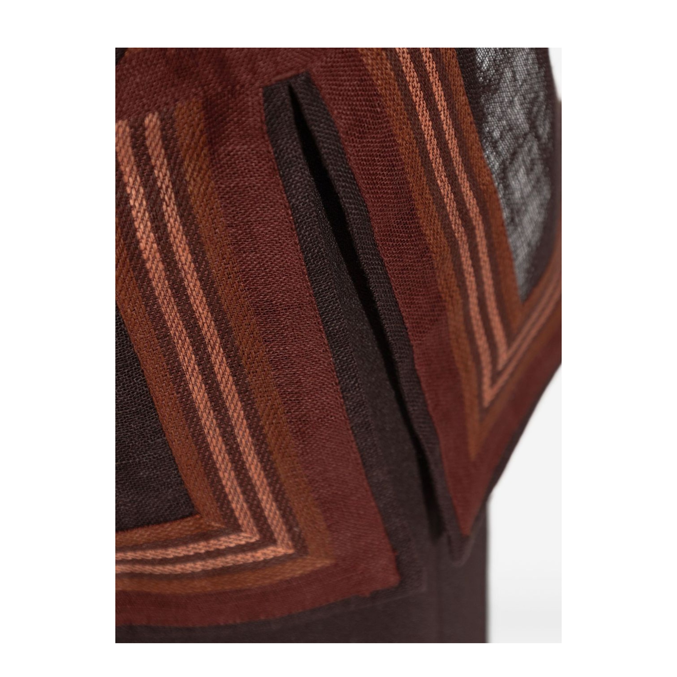 Brown Linen Blouse