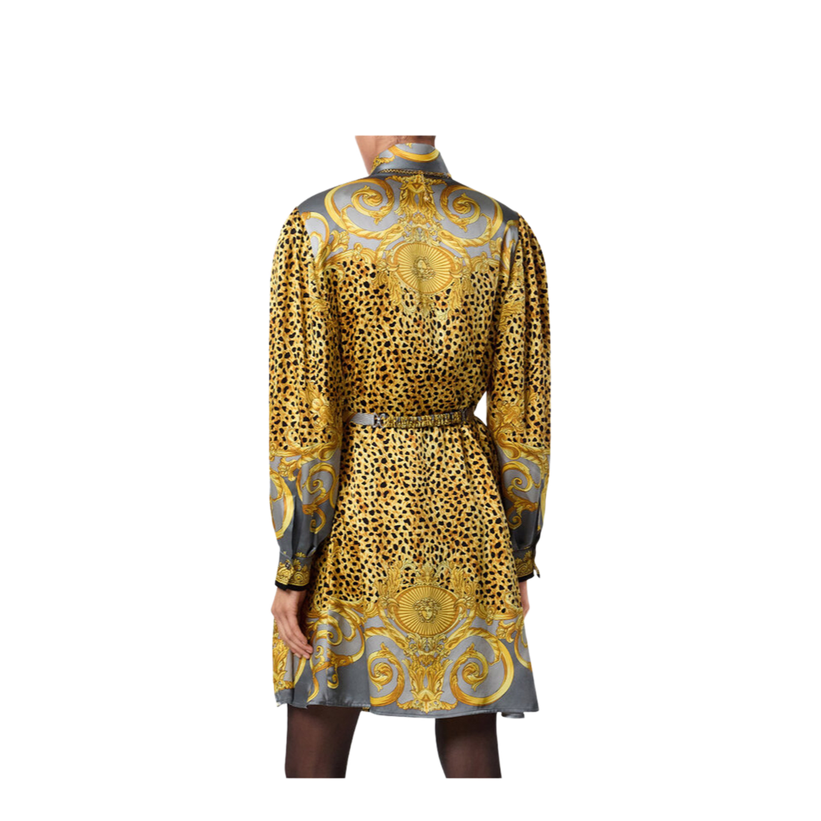 Silk Chemisier Dress