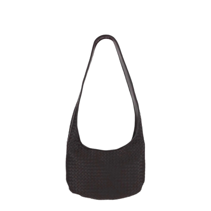 Veneto Medium Lambskin Shoulder Bags - Brown