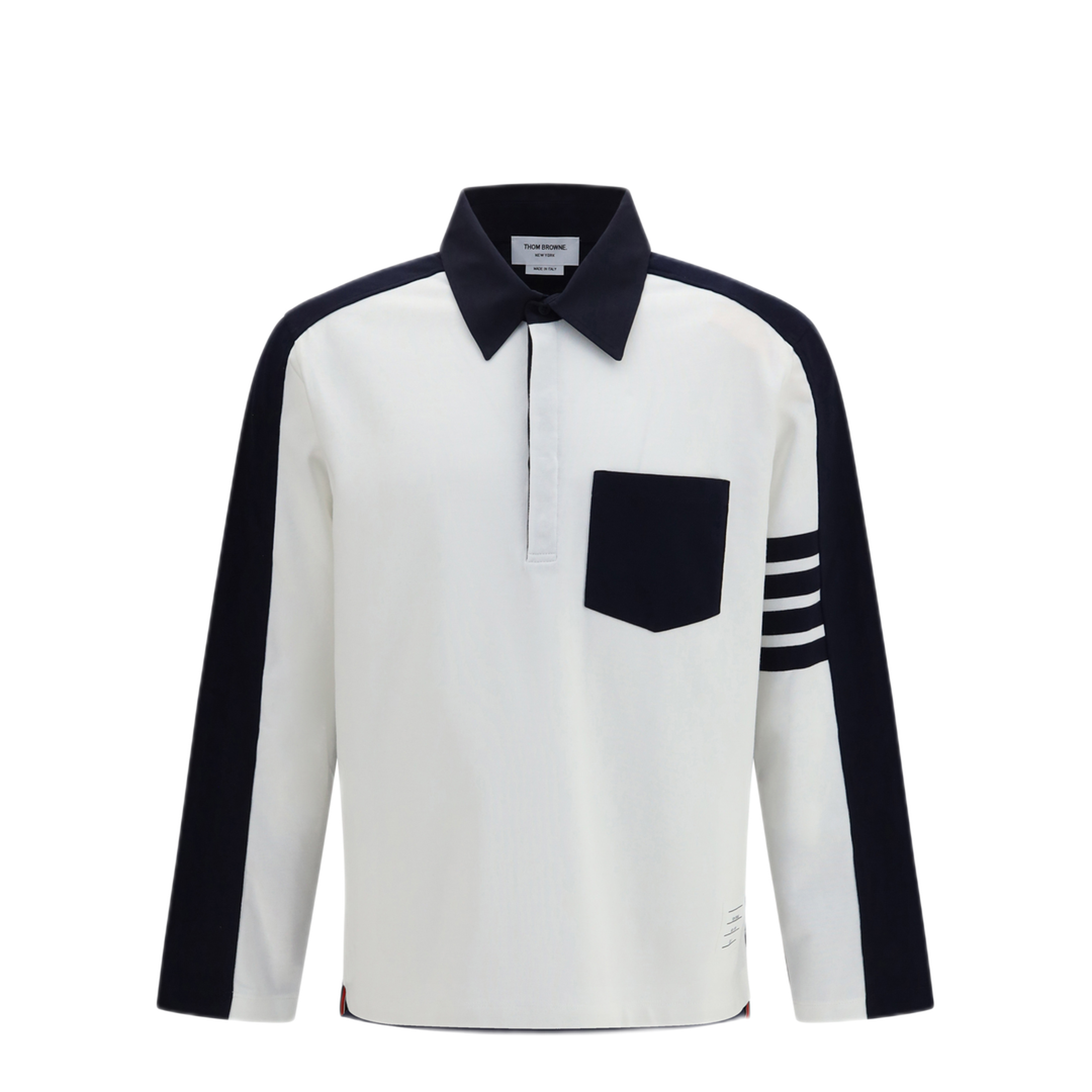 MAYFEYR - Thom Browne - Oversized Colorblock Rugby Polo - MJP250AJ0320100