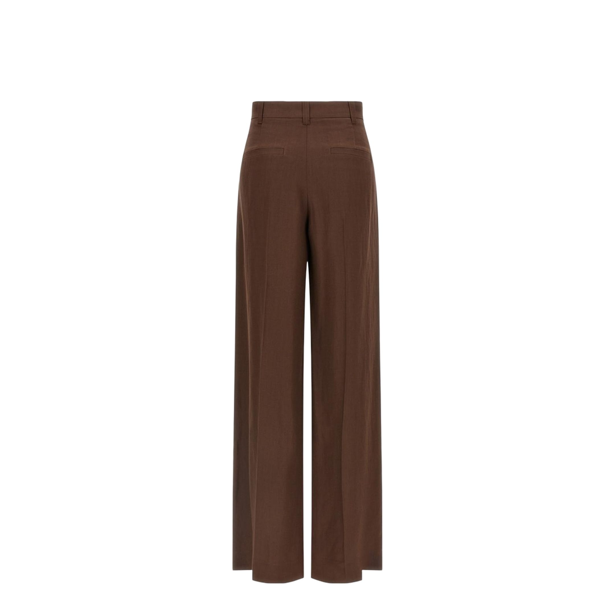 Pleated Trousers - Brown