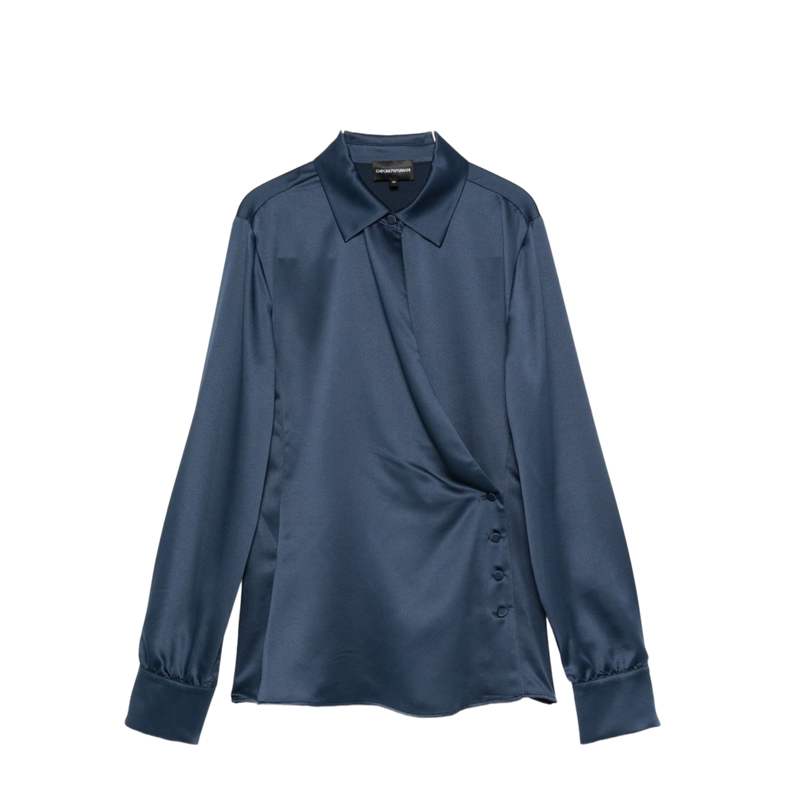 Wrap Front Long Sleeve Shirt