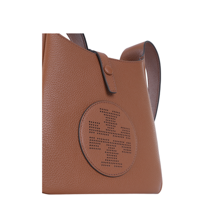 Miller Swing Pebbled Leather Crossbody Bag - Aged Tan