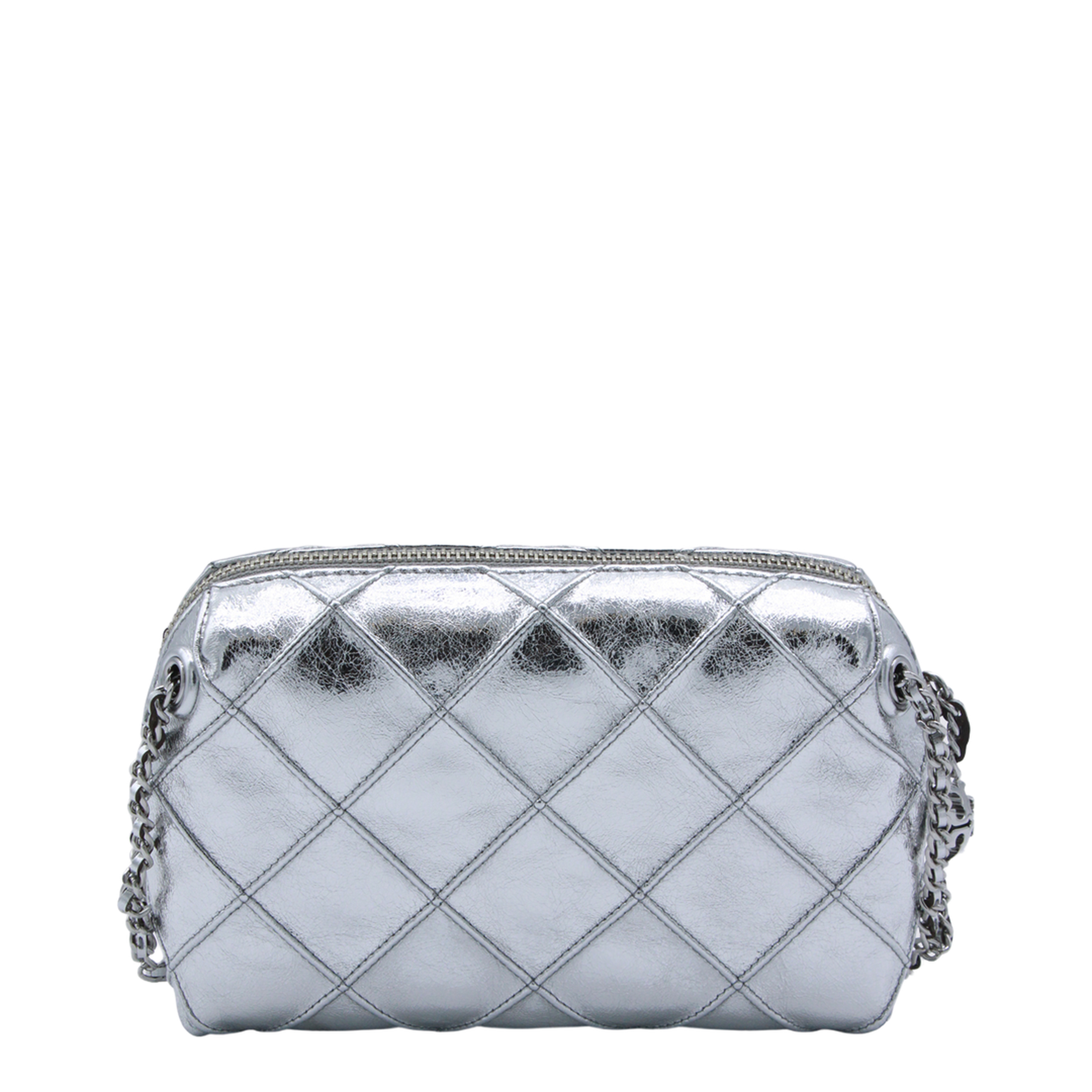 Fleming Metallic Leather Crossbody - Metallic Gold
