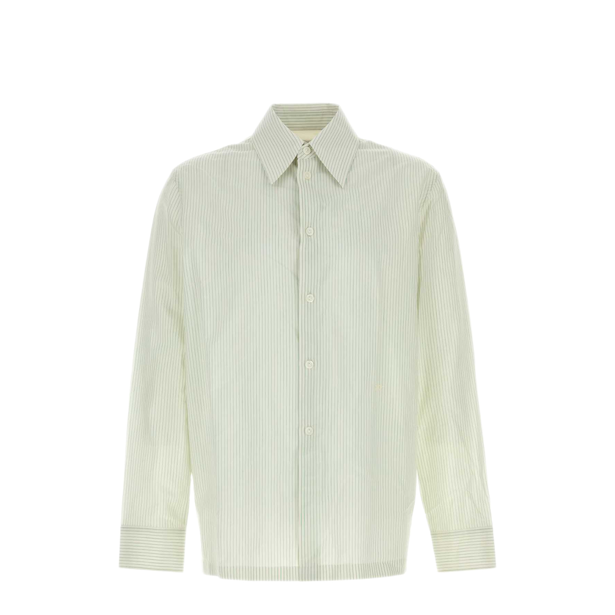 MAYFEYR - Bottega Veneta - Cotton Blend Striped Shirt - A004E4V6Z109363