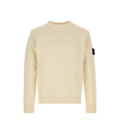 White Wool Blend Sweater
