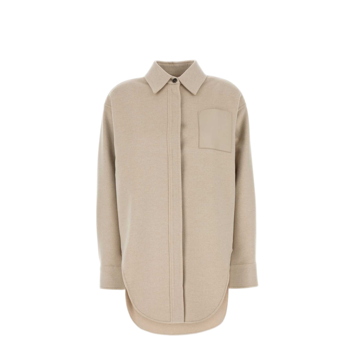 MAYFEYR - Loewe - Sand Flannel Shirt - S359Y02XD5LIGHTBEIGEMELANGE