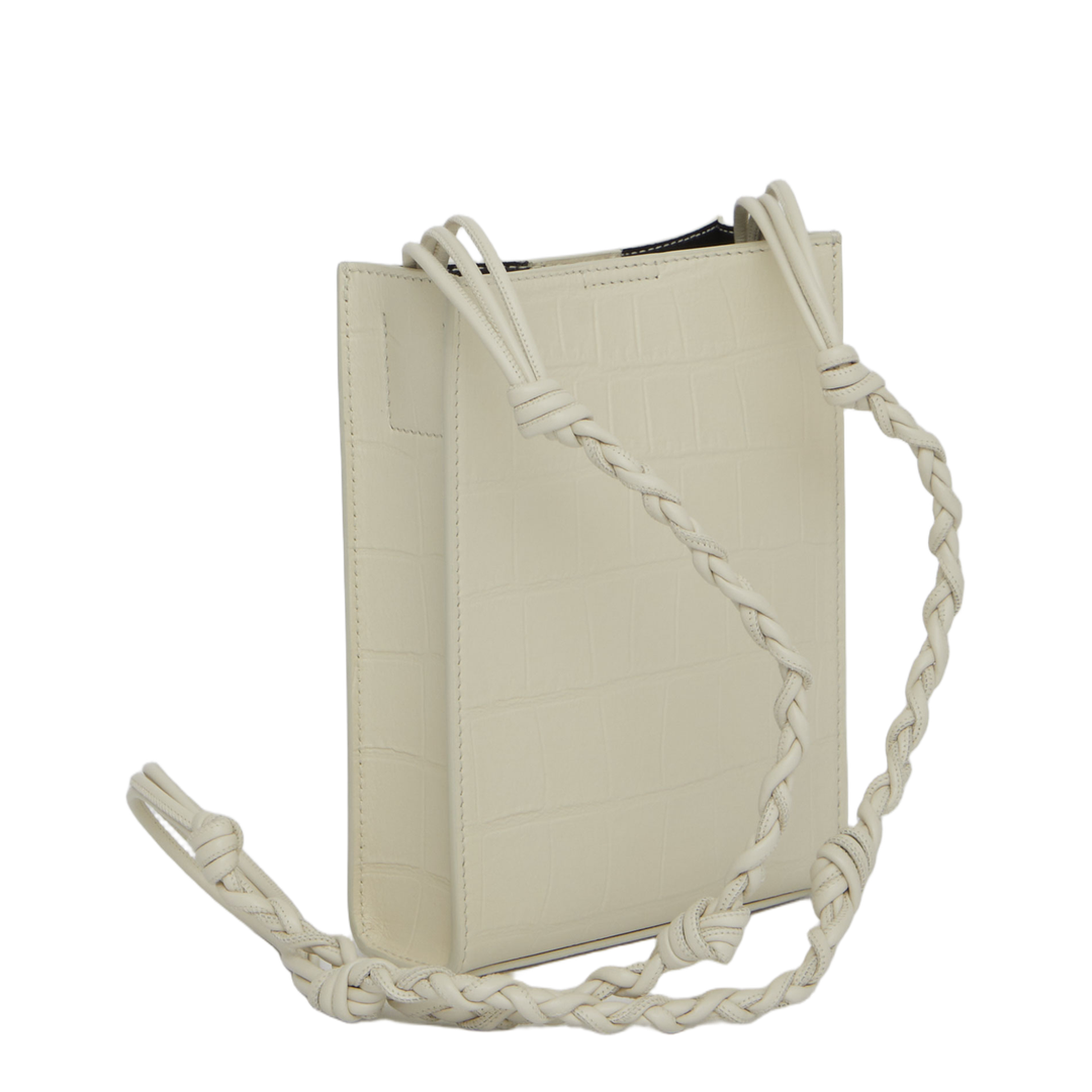 Leather Bag with Hand Knotted Strap