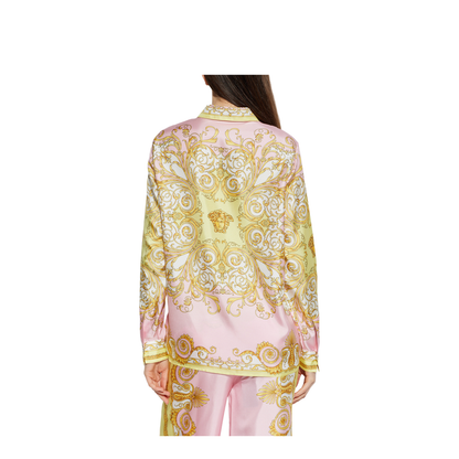 Formal Shirt Silk Twill Print Spring Barocco Foulard