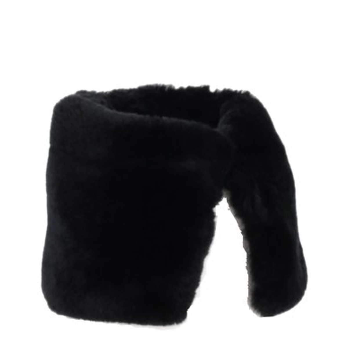 MAYFEYR - ANTIPAST - Fur Muffler Black - KU57RBLACK