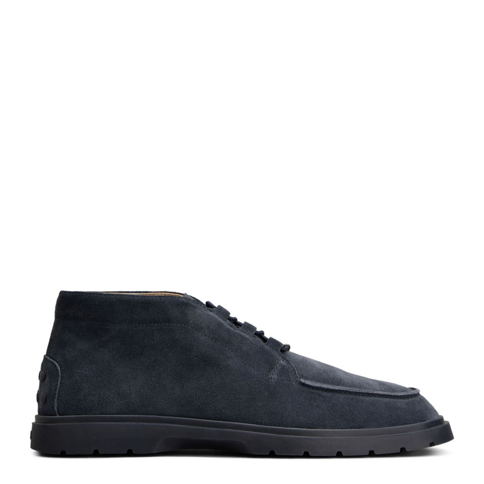 Blue Front Lace-Up Fastening Round Toe Branded Insole