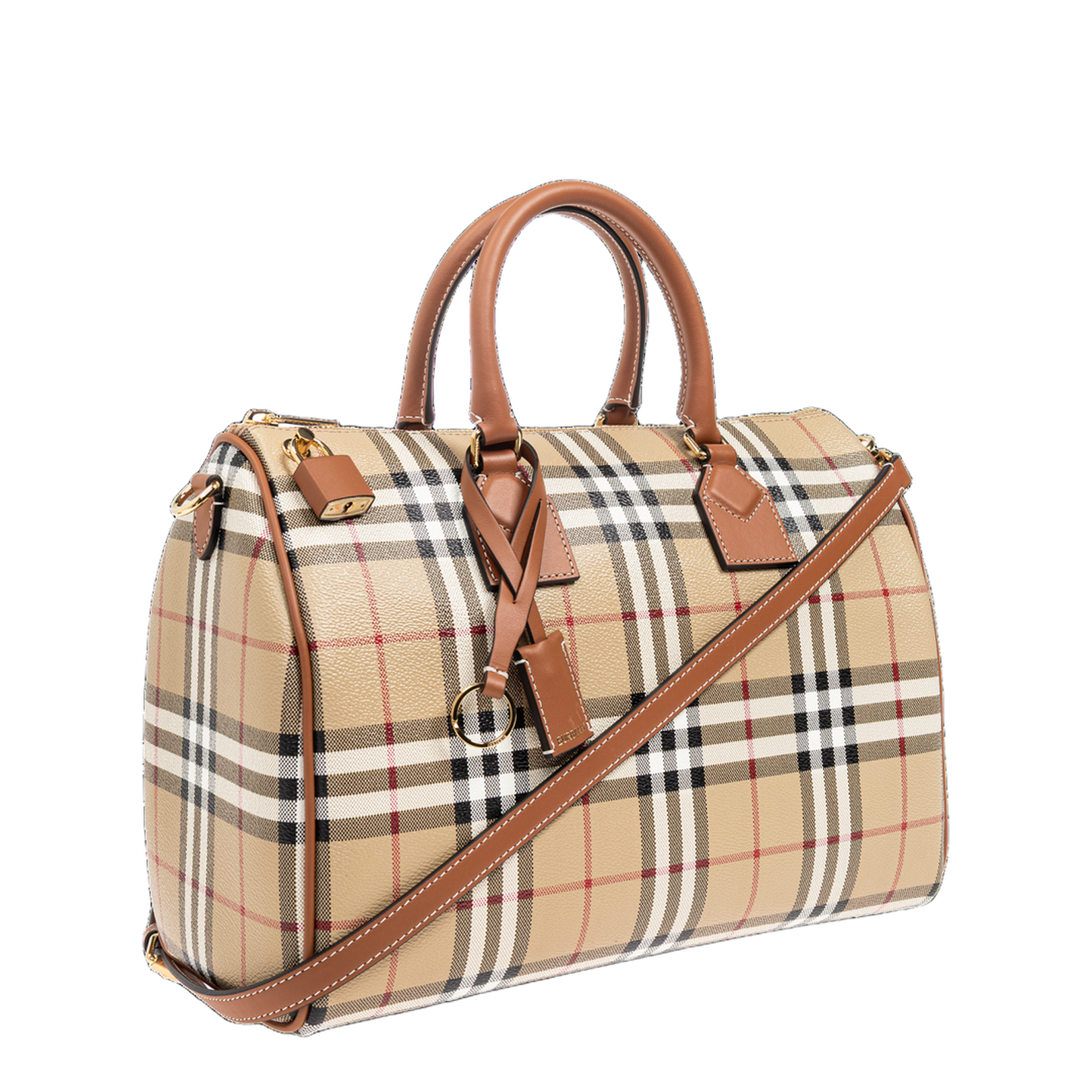 Classic Beige Check Handbag