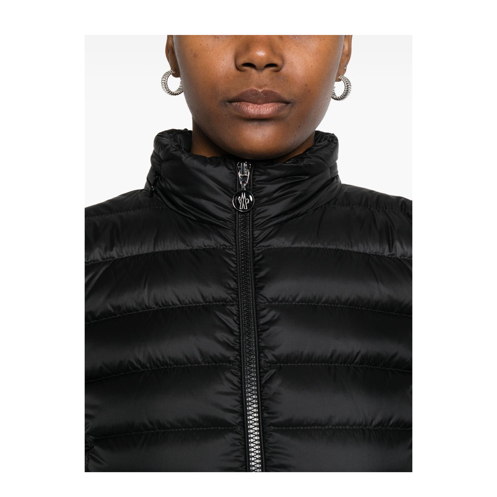 High Neck Zip Fastening Jacket