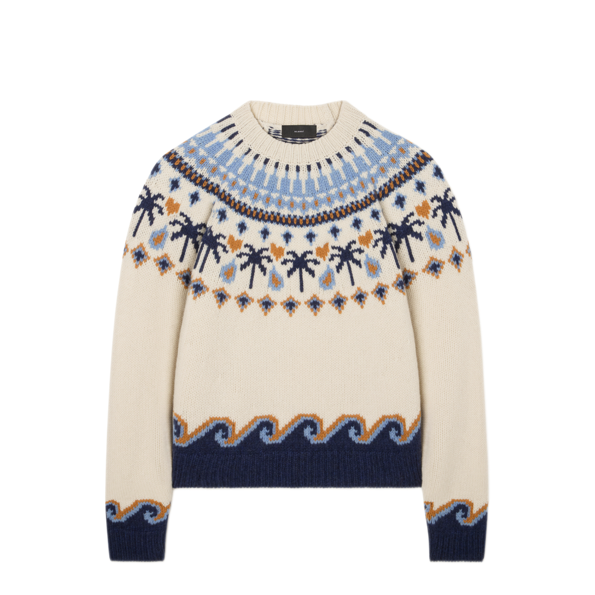 MAYFEYR - Alanui - Sweet Winter Sweater Chalk Multicolor - LWHE061E26KNI0010446