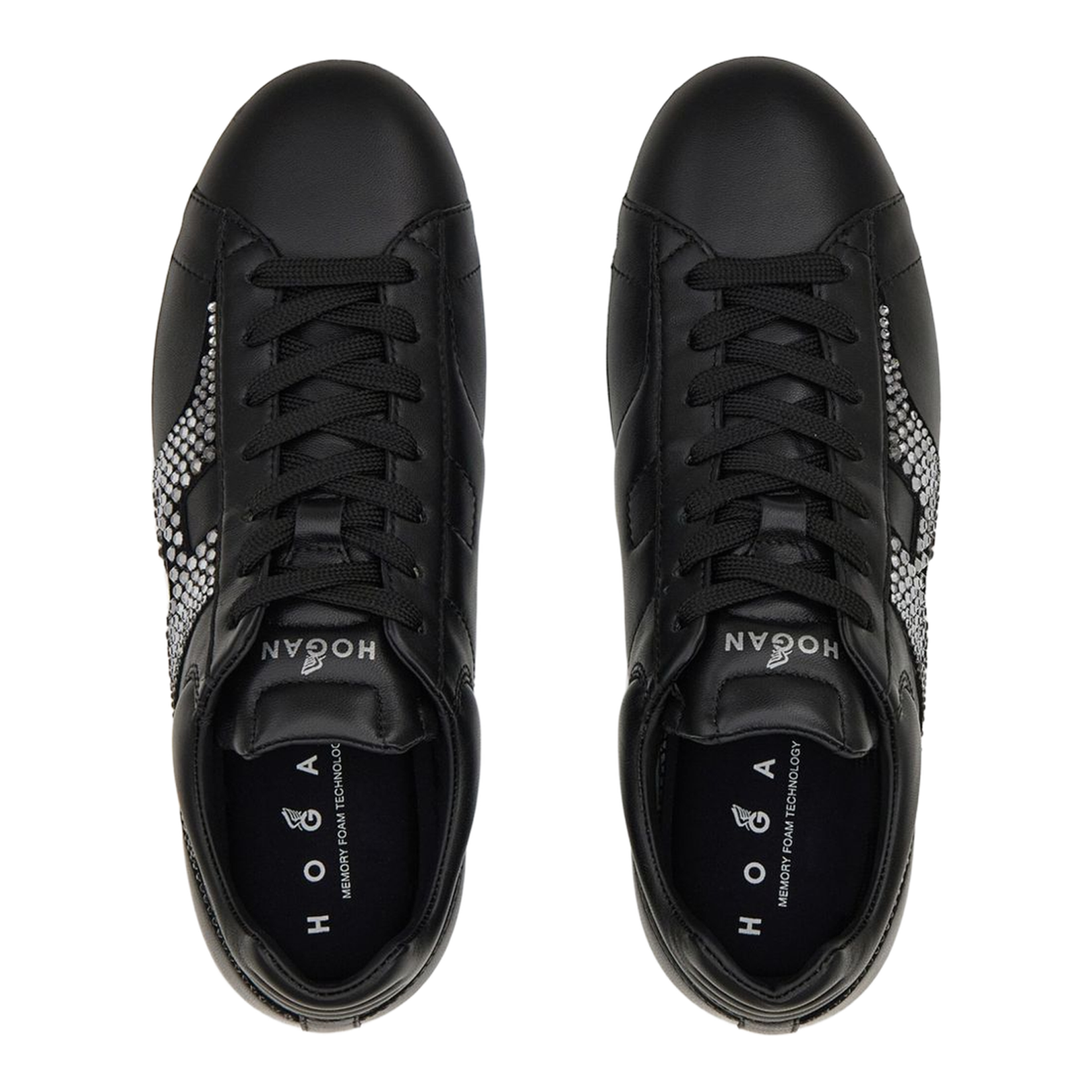 H-Stripes Sneakers Black Silver